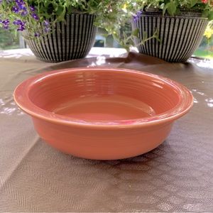 Vintage Fiesta Fiestaware 8 1/2” Nappy Serving Bowl Vintage Rose
